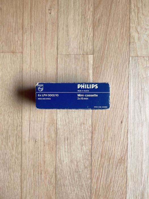Philips mini cassette 6xLFH 0002/10