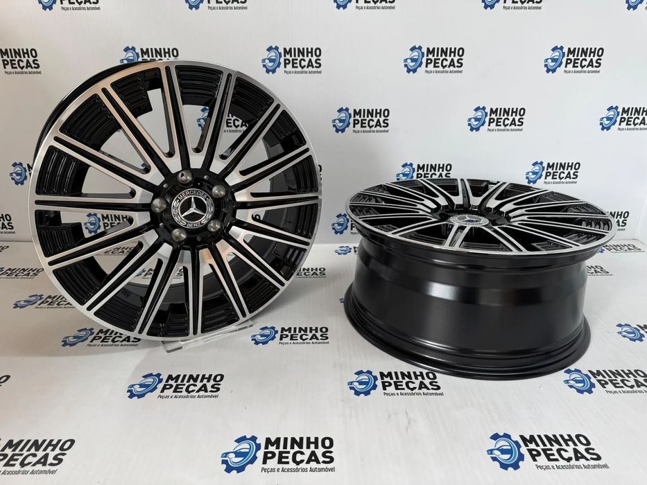 Jantes Mercedes Novo E63 em 18 Preto e Polido