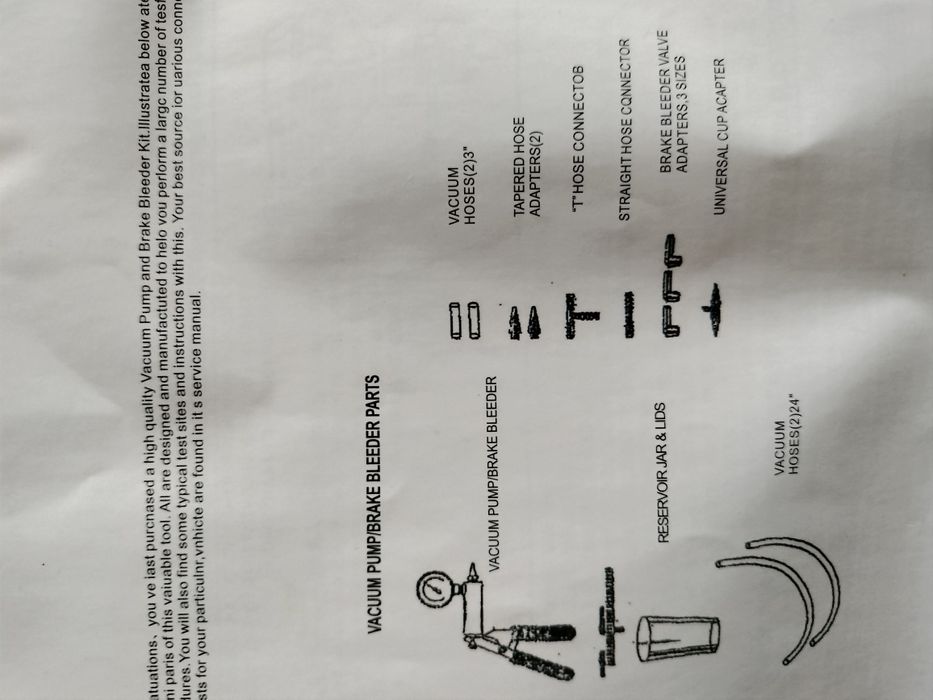 Pistola de vácuo para travões auto