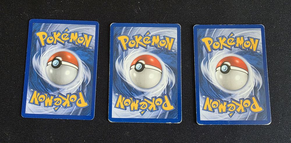 Pokémon TCG Lote 3 Cartas