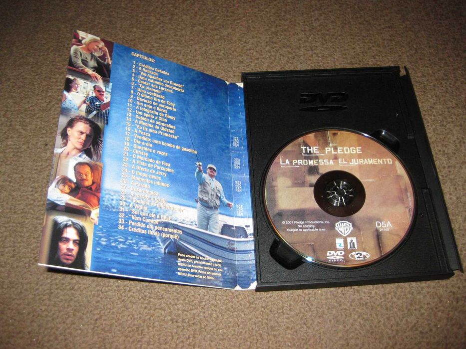 DVD "A Promessa" com Jack Nicholson/Snapper/Raro!