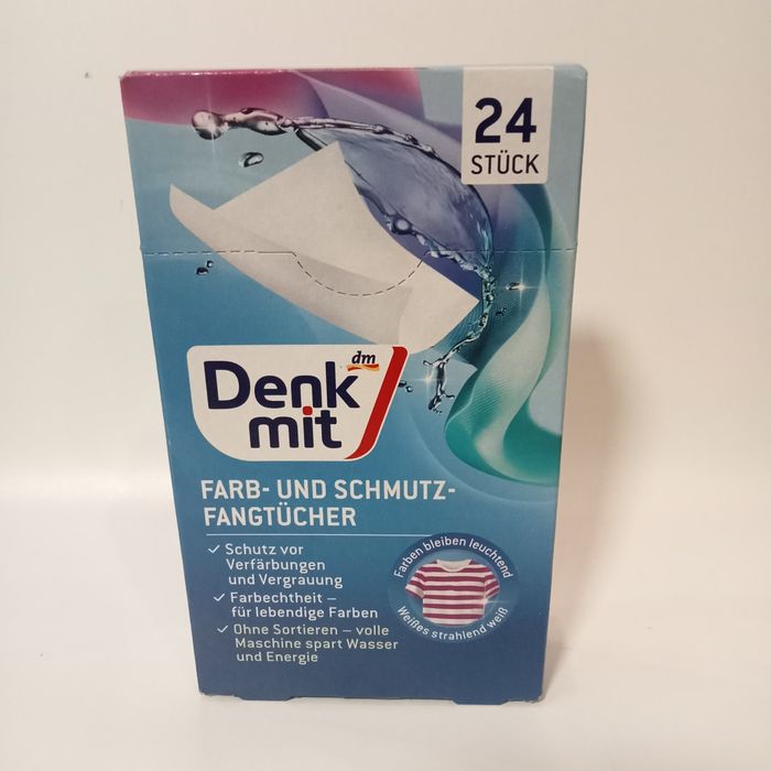 Denk  mit chusteczki do prania wyłapujące kolor