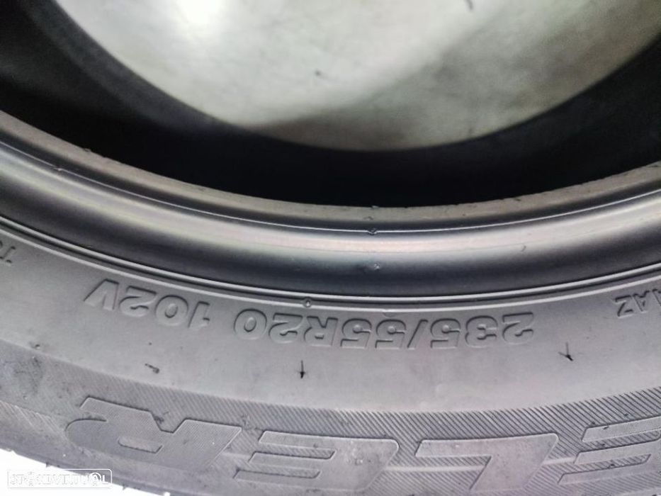 2 pneus semi novos 235-55r20 bridgestone - oferta dos portes