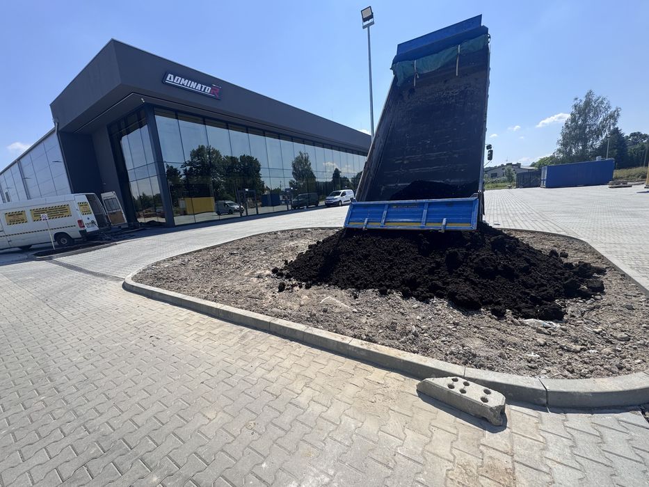 Roboty ziemne, usługi koparką, transport, przyłącza wod-kan, wynajem