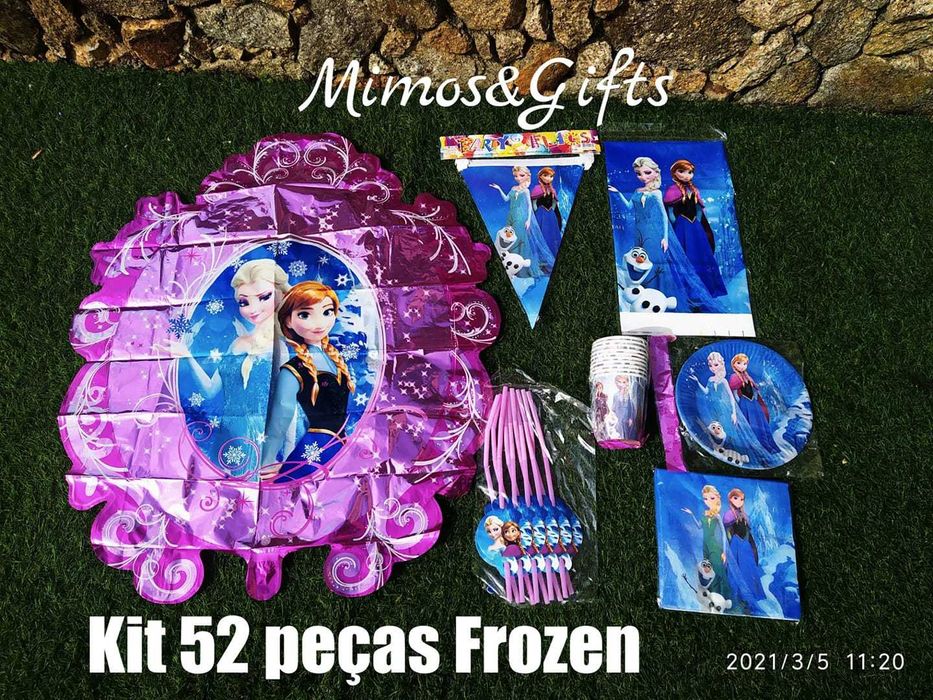 Kit 52 peças Frozen novo