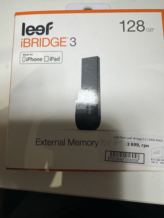 Флеш-накопитель для айфона,айпада, ноутбука leef iBRIDGE 3