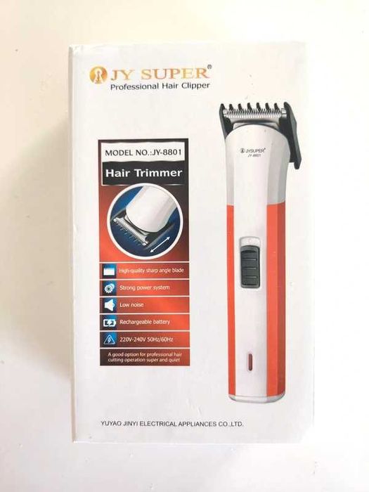 Máquina de barbear jy super profissional