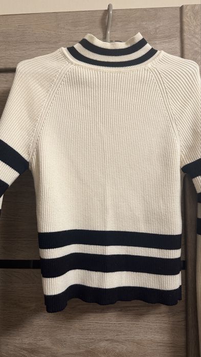 Гольф светр полосатий білий турція віскоза