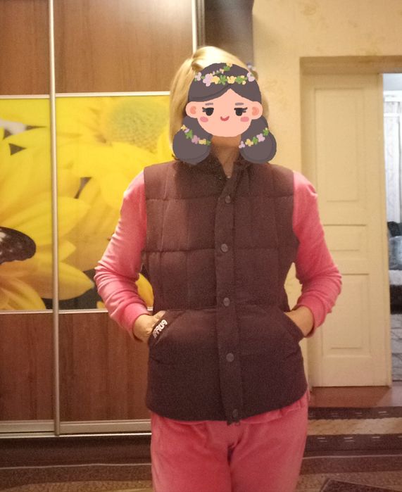 Тепла стьобана жилетка