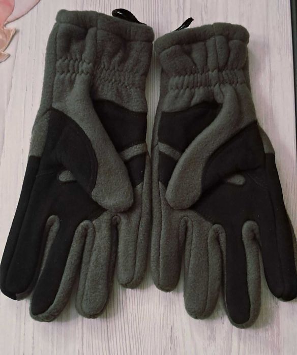 флисовые перчатки / флісові рукавиці олива