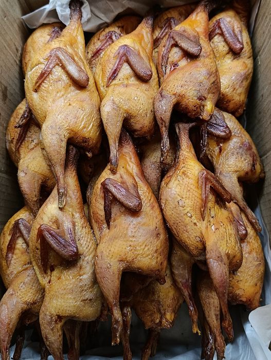 Перепёлка горячего копчения