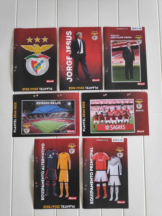 Colecção Record - Plantel Benfica 2014 a 2015