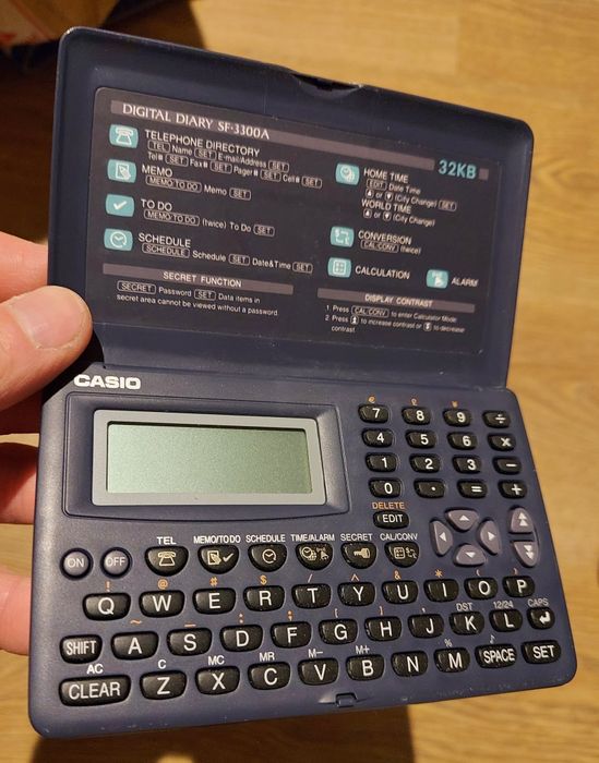 Casio sf-3300a Digital diary