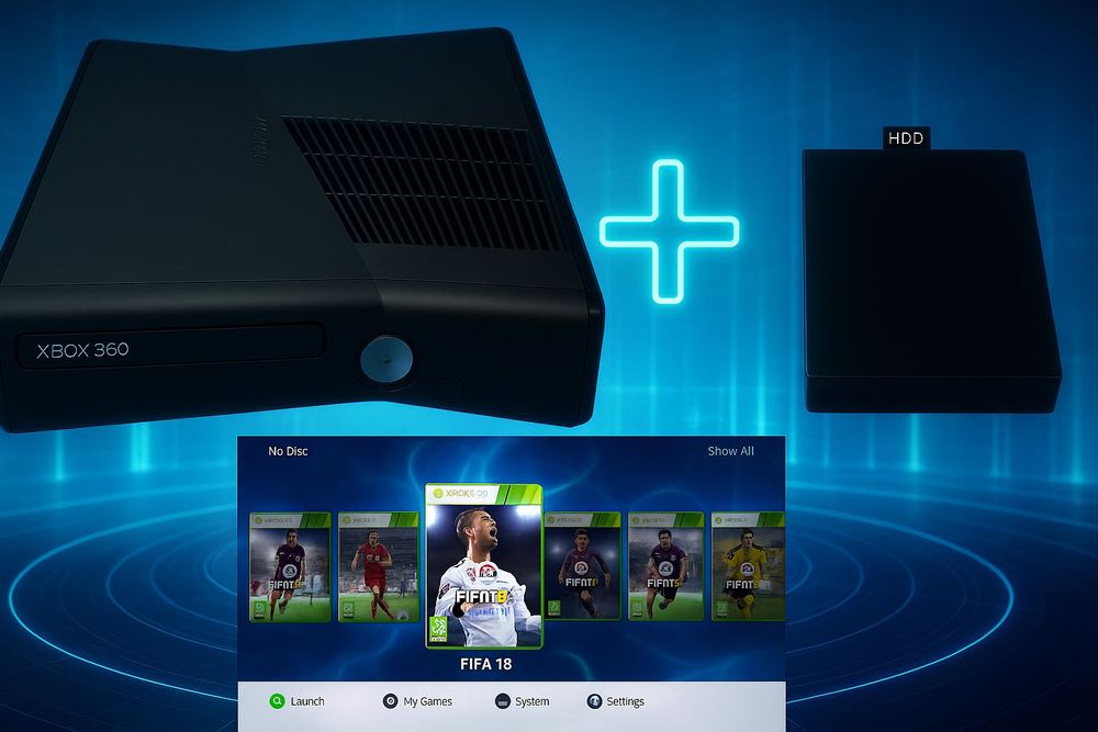 UNIKALNA Konsola XBOX 360 SLIM RGH3 HDD 8TB Aurora ponad 2300 Gratisów