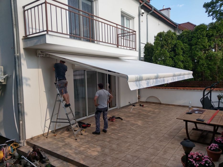 Markiza tarasowa palladio kasetowa elektryczna
