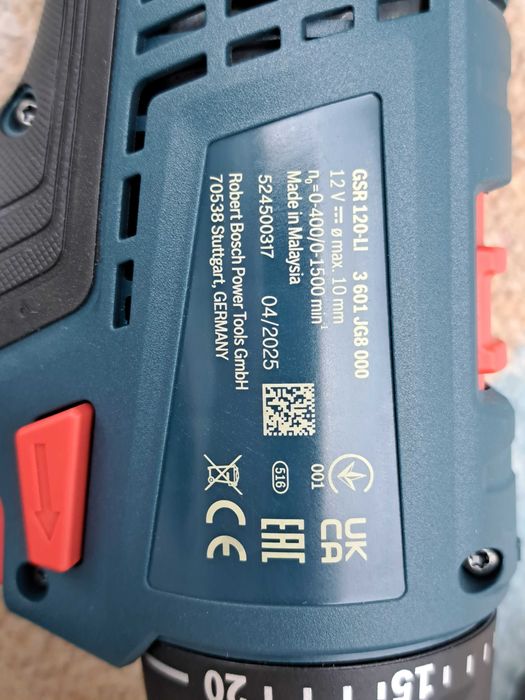 Bosch GSR 120-LI Акумуляторний дриль-шурупокрут