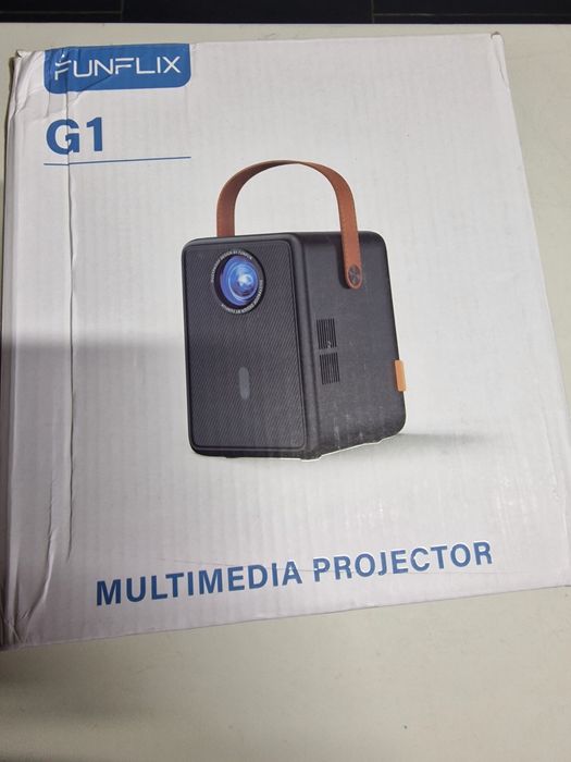 projetor Funflix G1 é um projetor multimédia compacto e portátil, concebido tanto para entretenimento doméstico como para uso no exterior