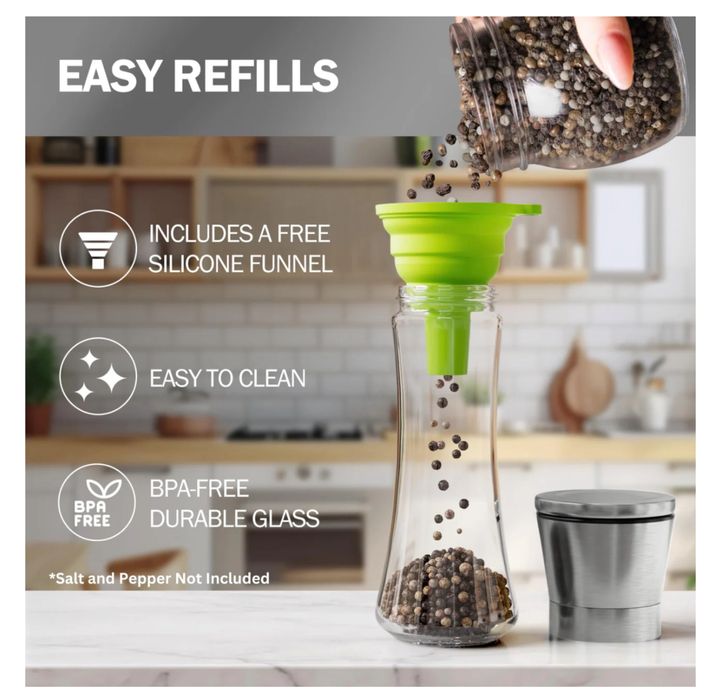 zestaw młynka do soli i pieprzu