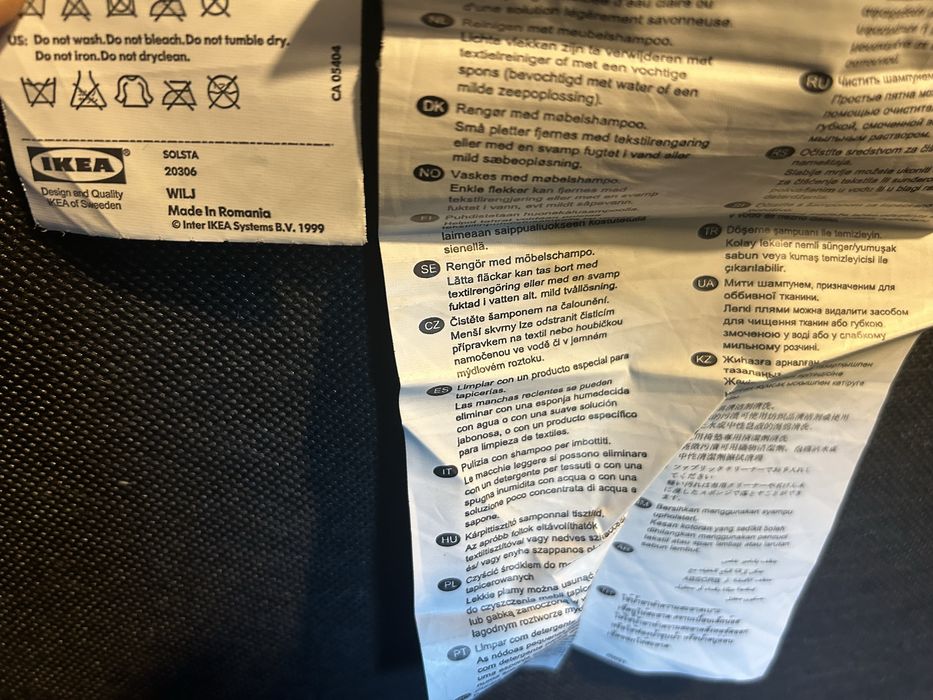 Ikea Sofa, kanapa rozkladana 100.871.06 solsta