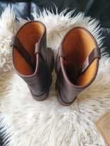 Buty ze skóry Bizona