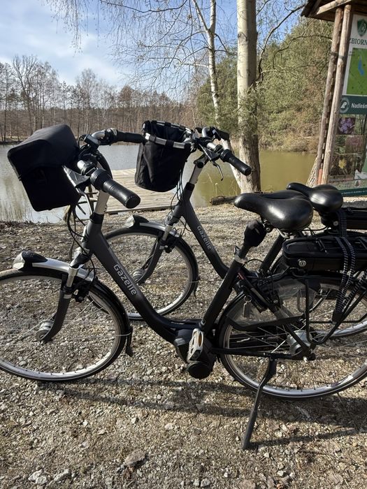 zestaw 2 rowerow elektrycznych gazelle
