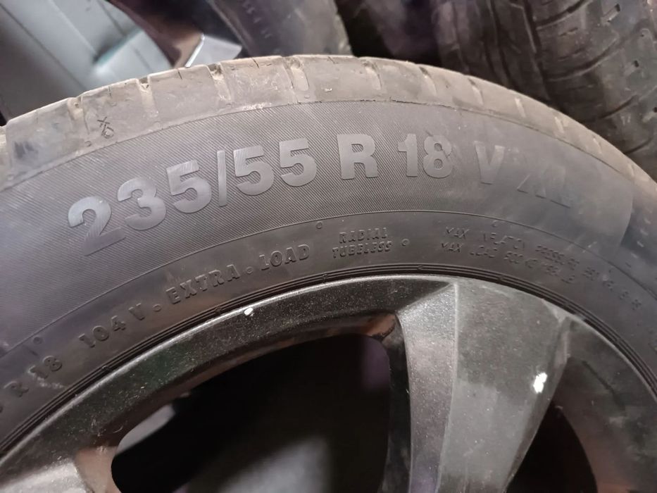 Jantes originais Chevrolet Captiva com pneus 235/55 R18