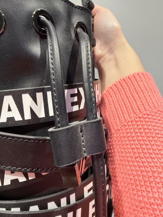 Armani exchange AX torebka worek czarna