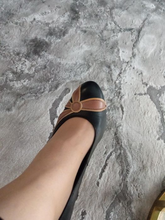 Skórzane buty damskie rozmiar 38 buty na obcasie