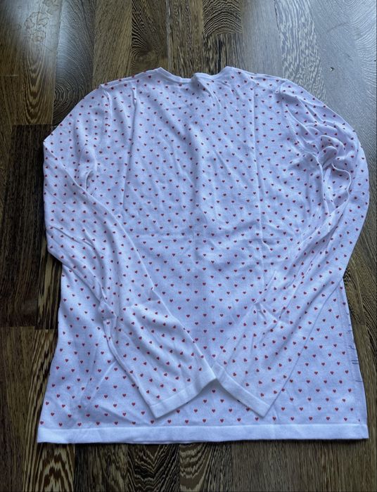 Benetton sweter z serduszkami 160 cm