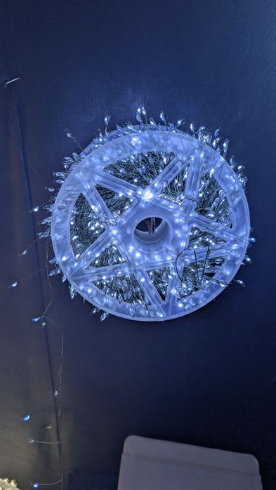 Акція.гірлянла розпущені діоди 50м.1500 діод.колір холодний білий