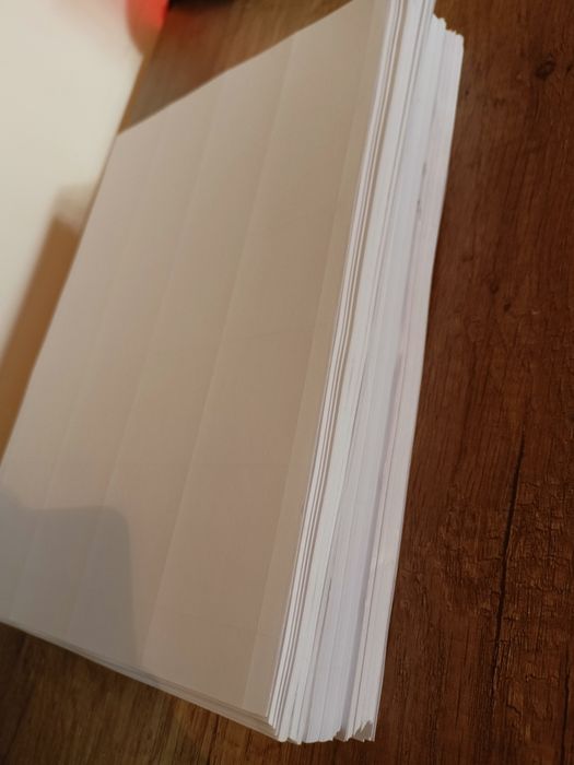 Papier ksero perforowany, papier na ceny, cenówka