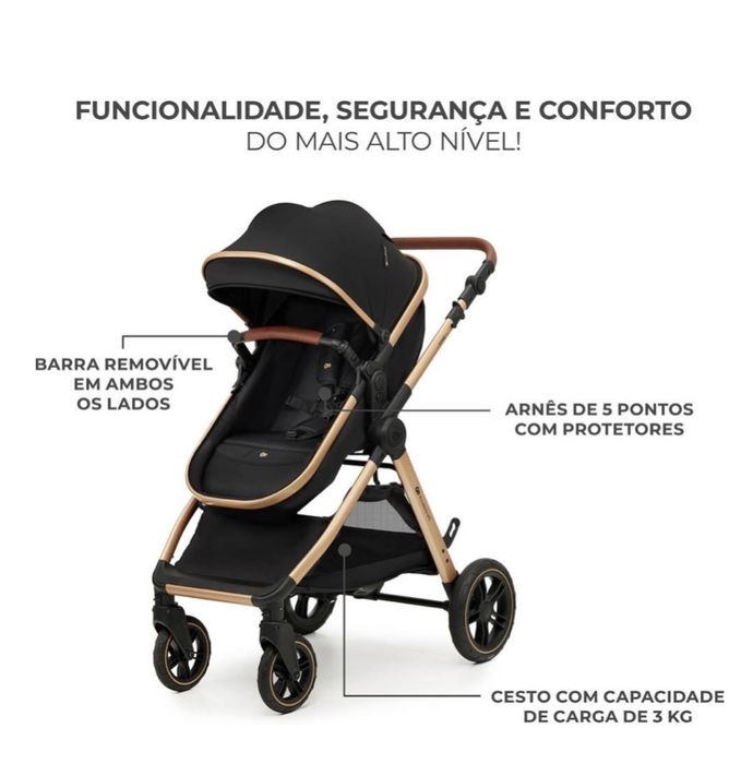 Carrinho bebé 3 em 1 Kinderkraft