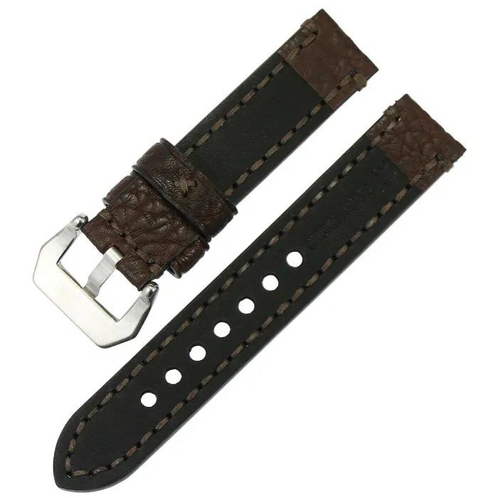 Bracelete Pele Castanha 24mm
