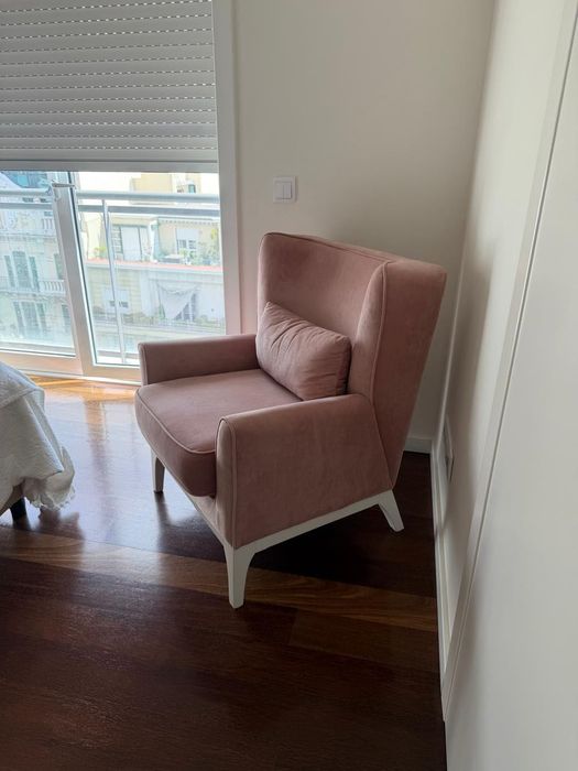 Poltrona Rosa de Lazer