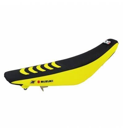capa de assento blackbird dupla aderencia preta/amarela suzuki rm-z