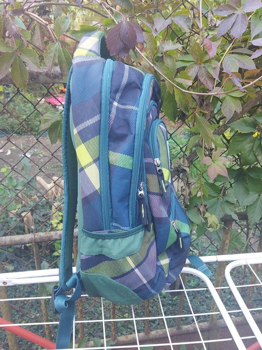 Plecak w kratę grubszy firma Cool Pack