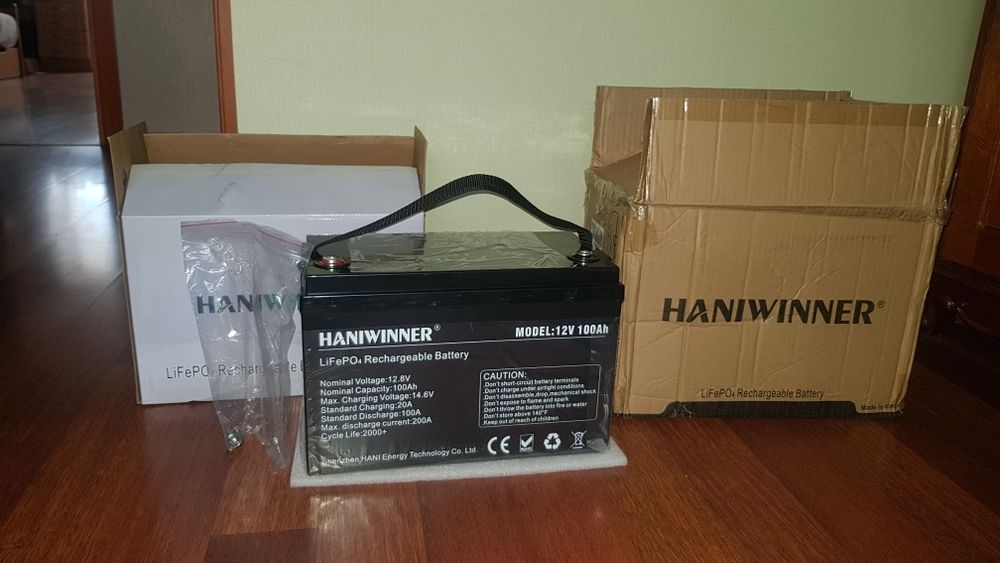 Аккумулятор, батарея Lifepo4 12v 100ah