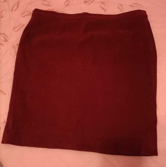 Fato em pele de pêssego