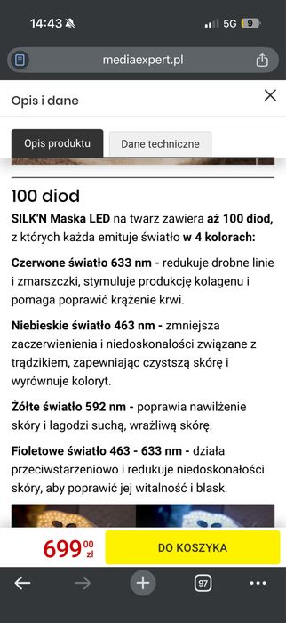 Maska led silk’n