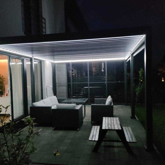 Pergola Ogrodowa Aluminiowa 3x6 Zadaszenie Tarasu Lamele