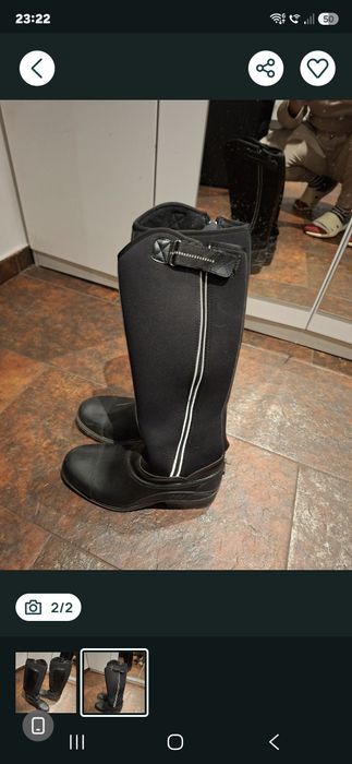 Buty Jeździeckie  40 roz.
