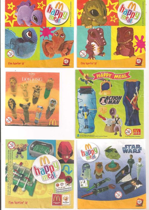 VENDO BRINQUEDOS MCDONALDS