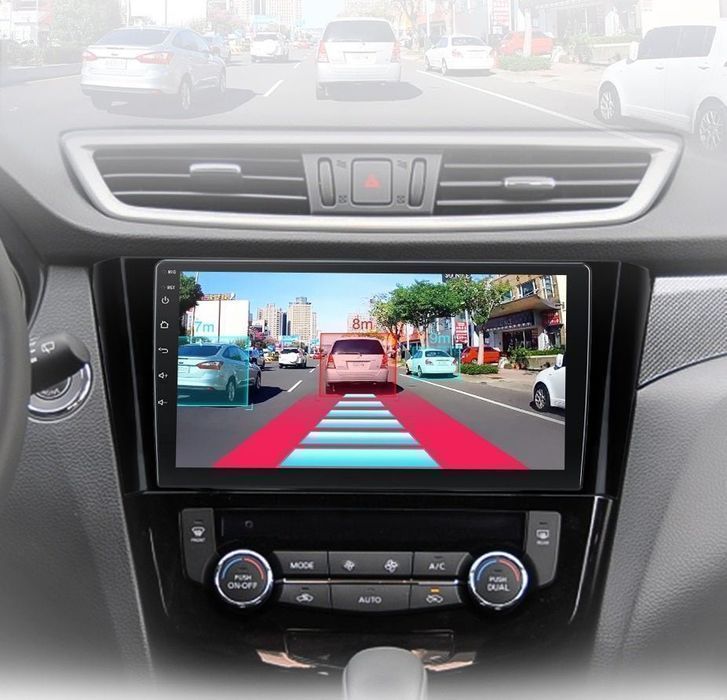 Radio 9" 2DIN Android Auto CarPlay Navi Qashqai J11 X-Trail T32 PL