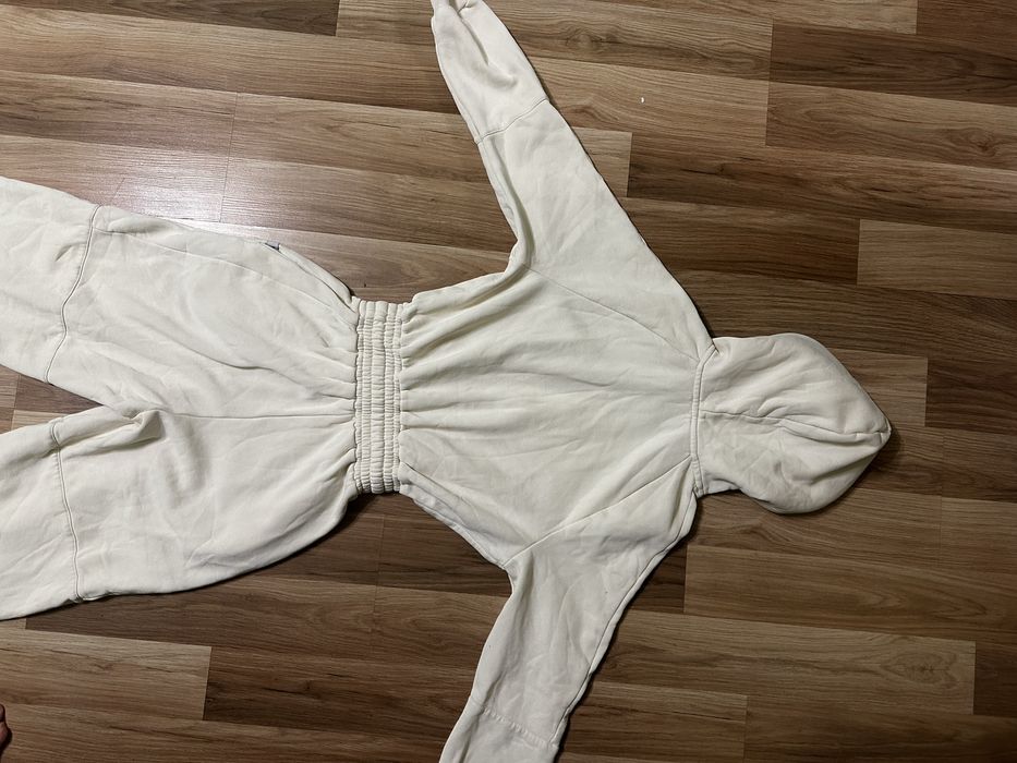 Комбінезон жіночий Staff молочний на флісі