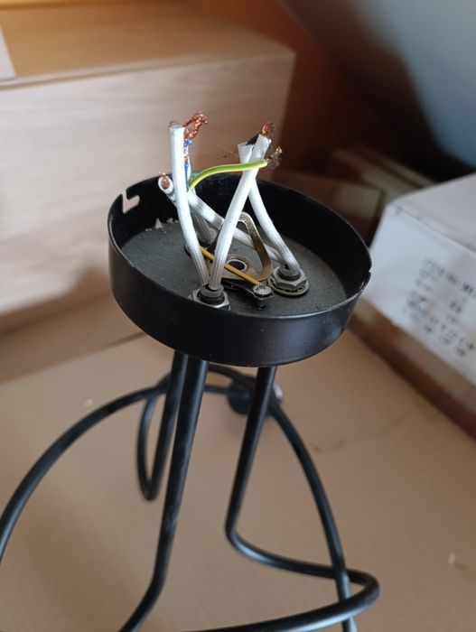 Lampa żyrandol loft młodzieżowy