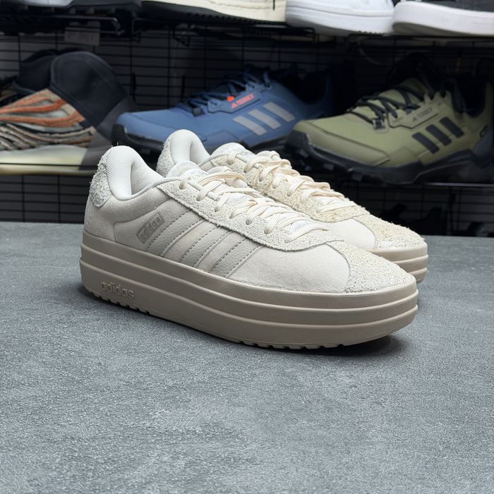 38.5р.ОРИГІНАЛ 100% Кросівки кеди шкіра на платформі Adidas Vl Court Bold JQ5624