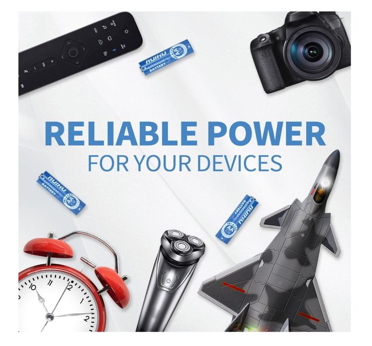 20 sztuk x Baterie litowe RUIHU AA litowo-żelaznych 1,5V 3000mAh