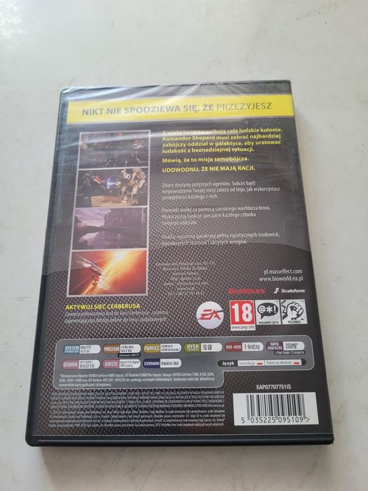 PC DVD mass effect 2