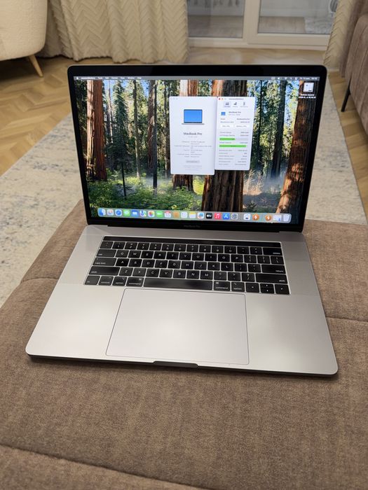 Macbook pro 15 2018 / 2019 i7 / 16gb / 512gb/ Radeon Pro 4 ГБ 92% АКБ