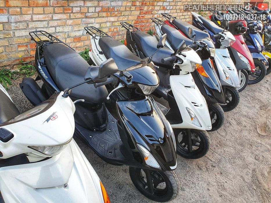 НОВА ПОСТАВКА - скутер з Японії Honda dio 2т gray купить мопеда Киев